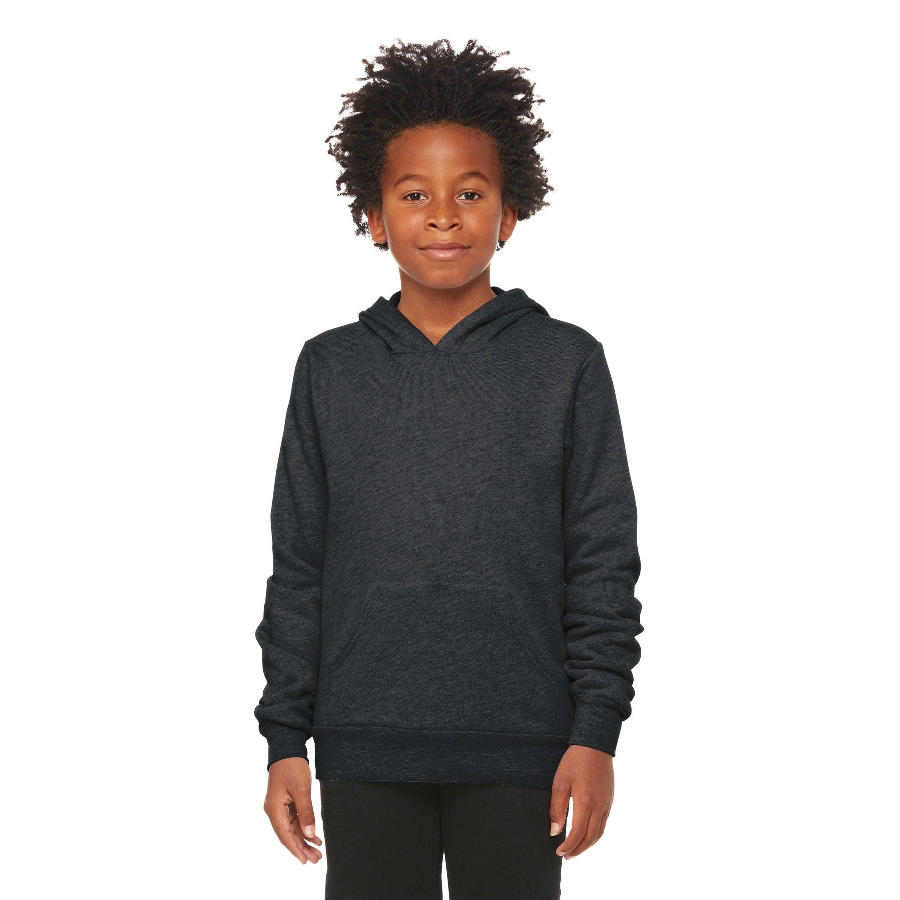 Bella + Canvas-BELLA+CANVAS ® Youth Sponge Fleece Pullover Hoodie BC3719Y-MedTech-3